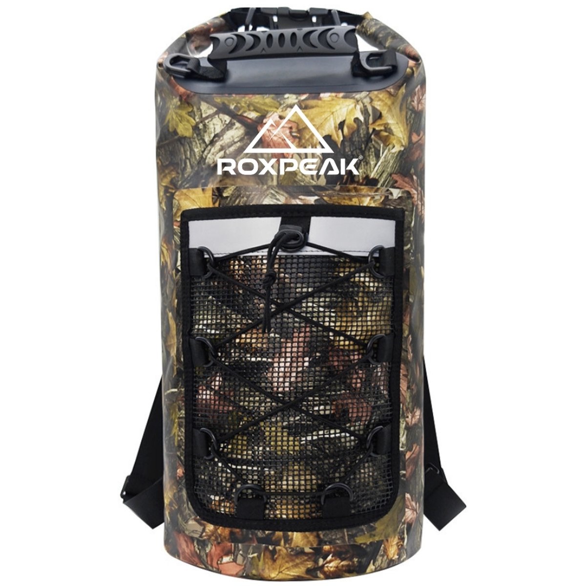 RoxPeak® AquaGuard Drybag - 20 Liter - Waterdichte tas - Boot tas - Wintersport tas - Survival & Outdoor rugtas - Camouflage