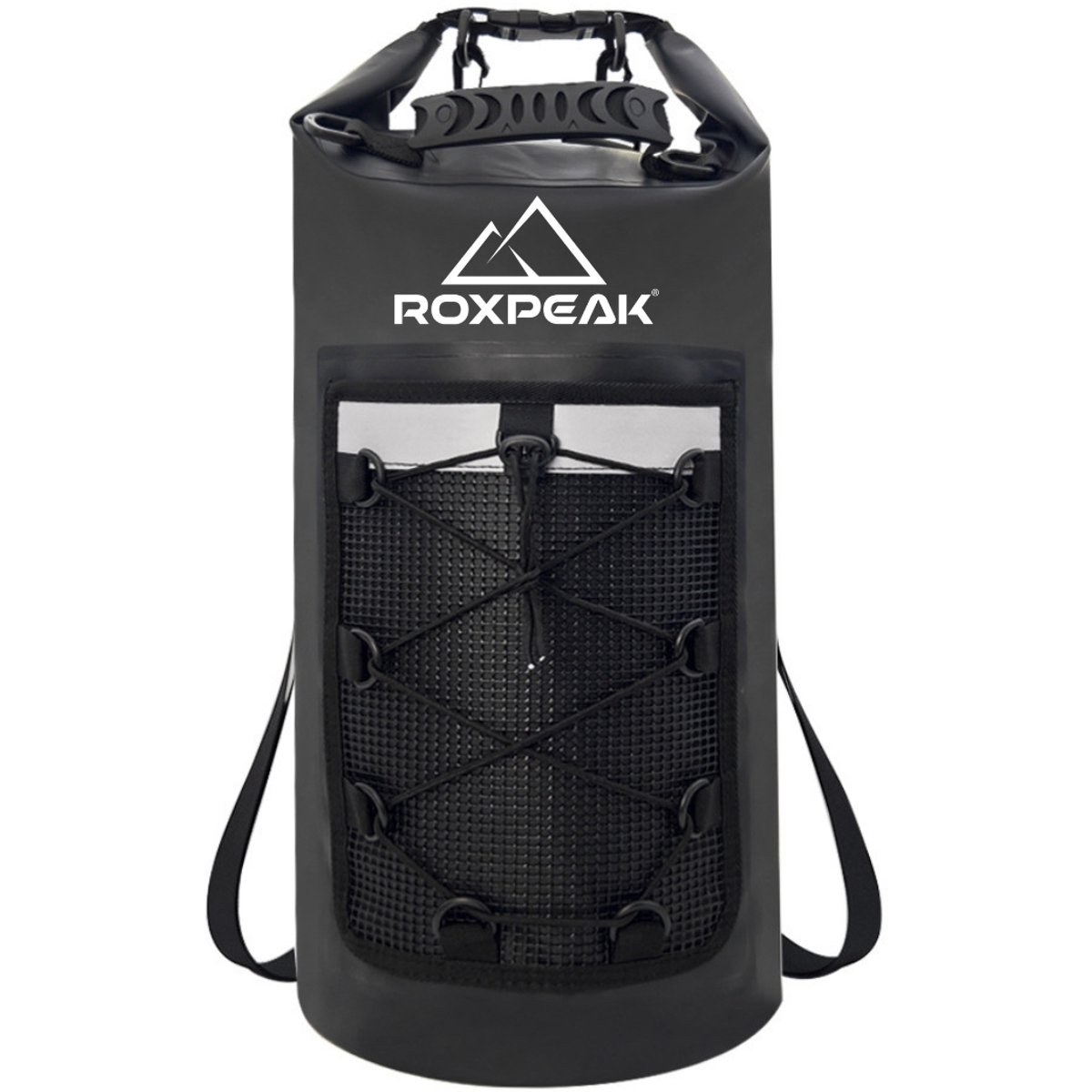 RoxPeak® AquaGuard Drybag - 30 Liter - Waterdichte tas - Boot tas - Wintersport tas - Survival & Outdoor rugtas - Zwart