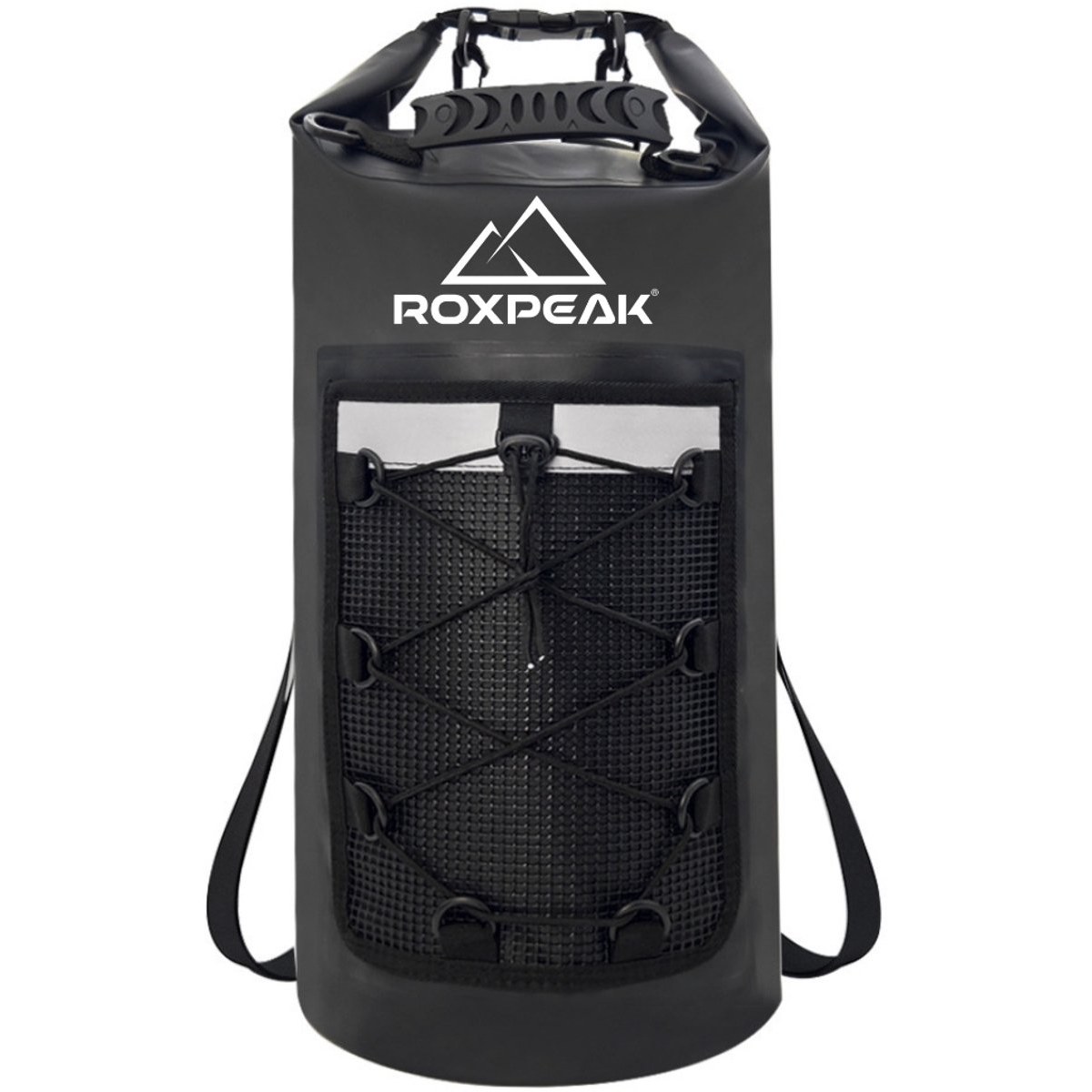 RoxPeak® AquaGuard Drybag - 20 Liter - Waterdichte tas - Boot tas - Wintersport tas - Survival & Outdoor rugtas - zwart