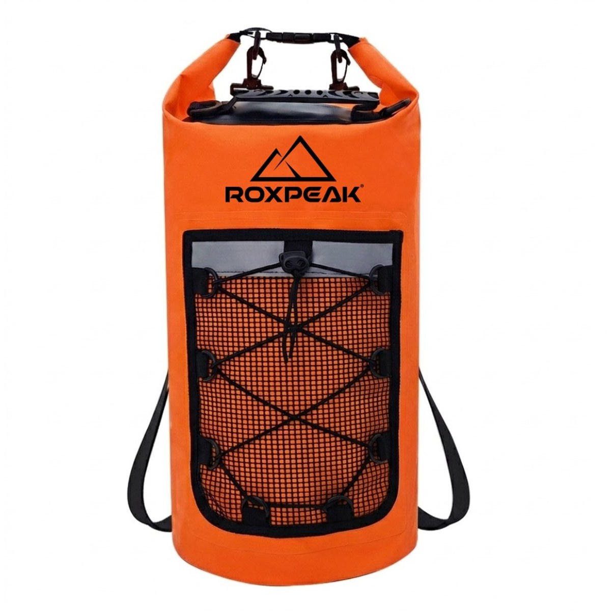 RoxPeak® AquaGuard Drybag - 20 Liter - Waterdichte tas - Boot tas - Wintersport tas - Survival & Outdoor rugtas - oranje